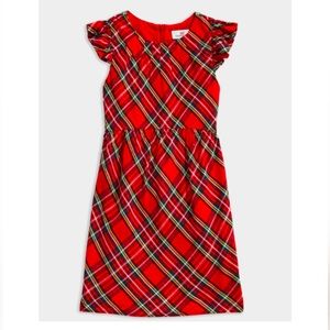 Vineyard Vines Red Plaid Kids Formal Dress